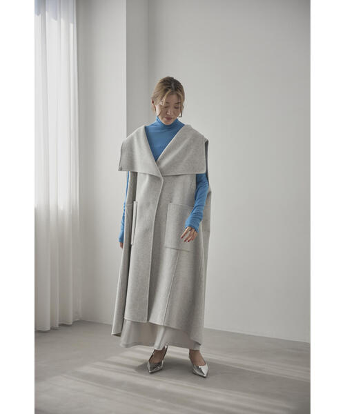 LE PHIL（ル フィル） コート アウター ソフトウールリバーオーバー