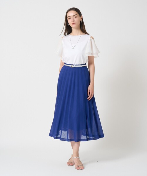 ANAYI（アナイ） tシャツ 半袖 ライトポンチオフショルプルオーバー