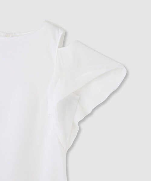 ANAYI（アナイ） tシャツ 半袖 ライトポンチオフショルプルオーバー