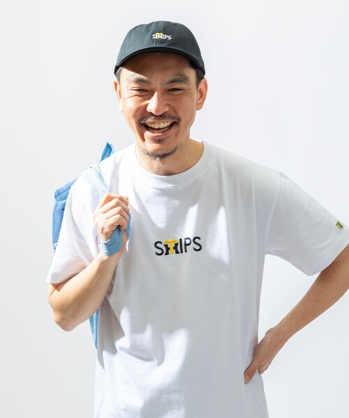 阪神タイガースSHIPS コラボTシャツ(白) SHIPS KIDS:100～140cm / 阪神タイガース マイクロ SHIPSロゴ
