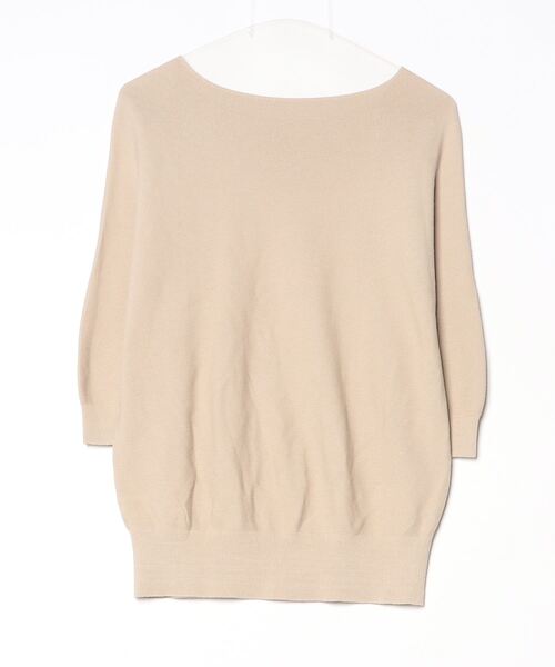 「AZUL ENCANTO」 半袖ニット MEDIUM ベージュ レディース_画像2