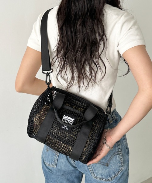 are studio disc bag ディスクバッグ dust ダスト DISCUS ショルダーバッグ バッグ DISCUS/ディスカス メッシュ 2WAY