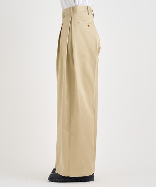 コッキ　khoki プリーツデザインチノパンツ　サイズ3 KHOKI（コッキ）の「【KHOKI/コッキ】Pleat-design pants（その他