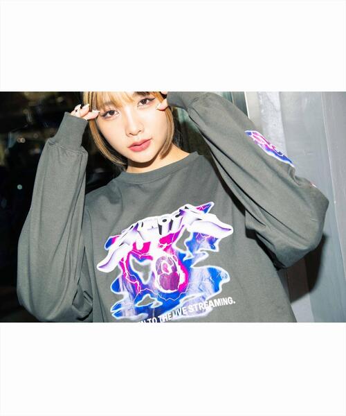 L.H.P tシャツ YUNOCY×LHP/ゆのしー×エルエイチピー/LS T-SHIRT