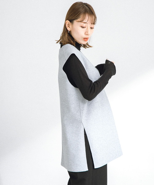 「URBAN RESEARCH Sonny Label」 ノースリーブトップス FREE ライトグレー レディース_画像4