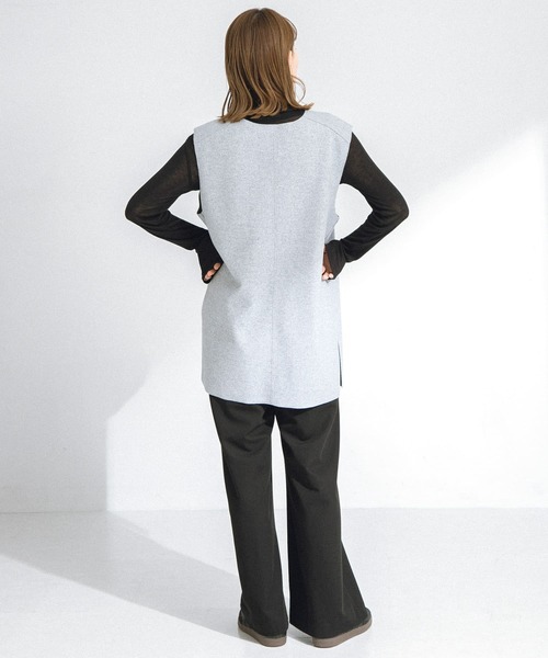 「URBAN RESEARCH Sonny Label」 ノースリーブトップス FREE ライトグレー レディース_画像8