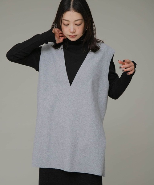 「URBAN RESEARCH Sonny Label」 ノースリーブトップス FREE ライトグレー レディース_画像9