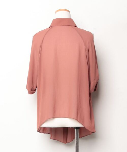 「loaf」 7分袖ブラウス ONE SIZE ブラウン レディース_画像2