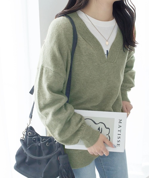 Viola e Viola（ヴィオラ エ ヴィオラ） ニット セーター 「洗える