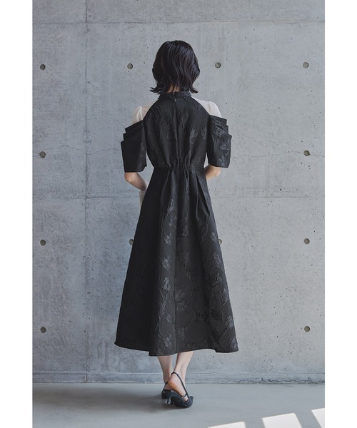 niana（ニアナ） ドレス フラワージャガードフレアドレス パーティー