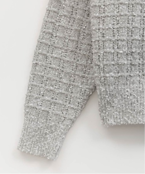 RANDA（ランダ） カーディガン ラメファンシーヤーンニット