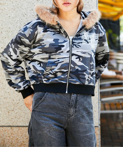 ヒステリックグラマー　ジップパーカー　ブリティッシュカモ　迷彩　F 美品　Y2K ヒステリックグラマー ジップパーカー ブリティッシュカモ 迷彩 F 美品 Y2K