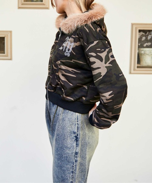 the super made ファージップパーカー　迷彩　L the super made ファージップパーカー 迷彩 L