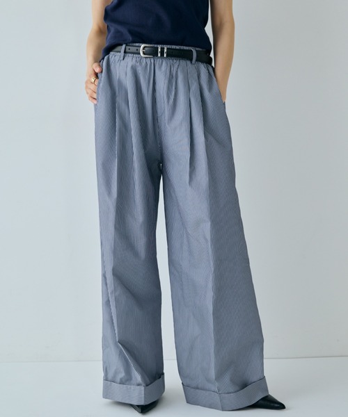 VION ワイドパンツ パンツ ストライプワイドパンツ / Stripe Wide