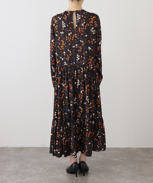 SLOBE IENA（スローブイエナ） ワンピース flowerprint ティアード