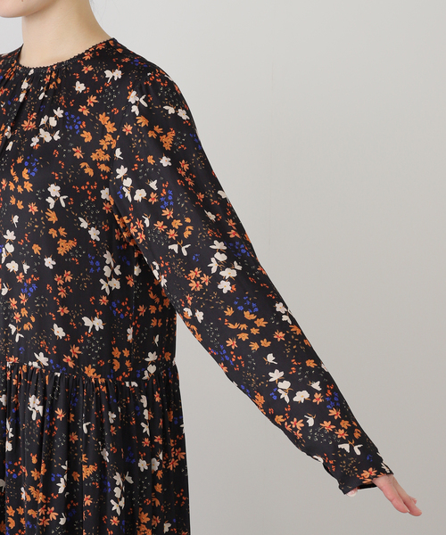 SLOBE IENA（スローブイエナ） ワンピース flowerprint ティアード