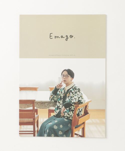 Emago（イマゴ） ブラウス シャツ 小花刺繍ブラウス レディース 