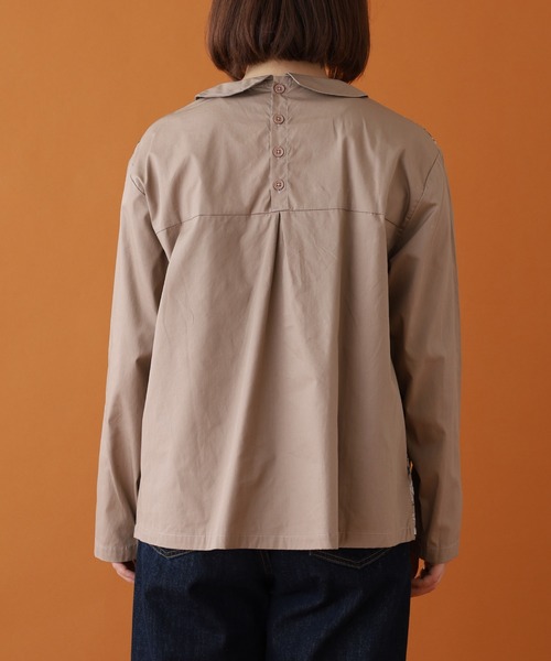 Emago（イマゴ） ブラウス シャツ 小花刺繍ブラウス レディース 
