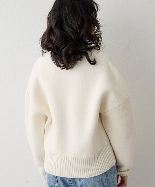 Whim Gazette（ウィム ガゼット） ニット セーター シルエットニット