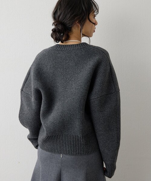 Whim Gazette（ウィム ガゼット） ニット セーター シルエットニット
