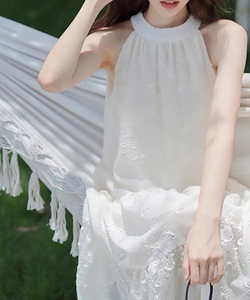 「gossip！ロサンゼルス」 ノースリーブワンピース FREE ライトグリーン レディース_画像3