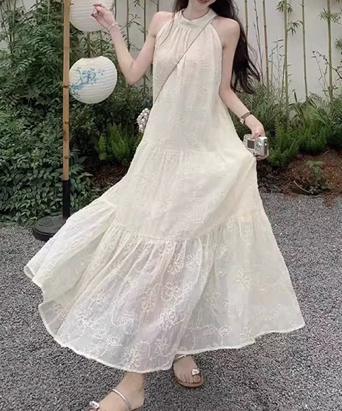 「gossip！ロサンゼルス」 ノースリーブワンピース FREE ライトグリーン レディース_画像4