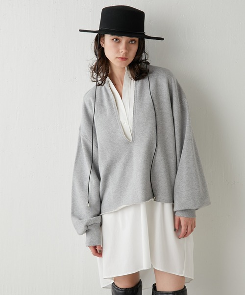 Whim Gazette（ウィム ガゼット） スウェットカットソー FREE ホワイト