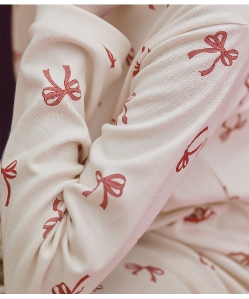 パジャマ ルームウェア カットソーリボンプリントパジャマ レディース | PEACH JOHN | 15