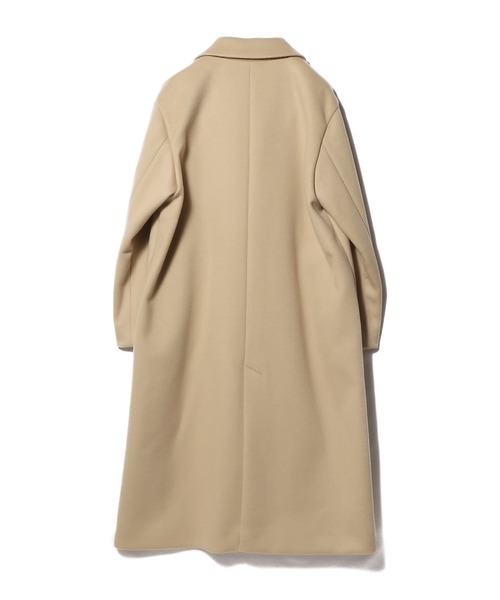 【中古】エストネーション ESTNATION チェスターコート アウター ウール カシミヤ混 ロング 背抜き S 黒 ブラック ESTNATION（エストネーション） コート チェスターコート ESTNATION