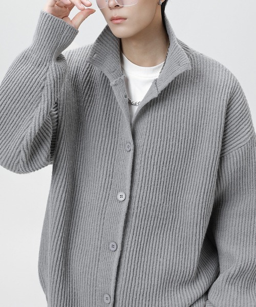 JOHNNY WOLF（ジョニーウルフ） カーディガン ふわもち リブ編みニット