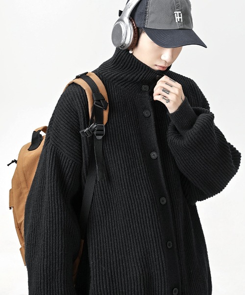 JOHNNY WOLF（ジョニーウルフ） カーディガン ふわもち リブ編みニット