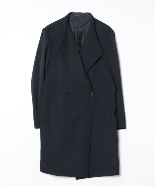 【美品】ato チェスターコート ネイビー　46（Mサイズ） ATO（アトウ） チェスターコート 46 ネイビー メンズ : ZOZOTOWN Yahoo