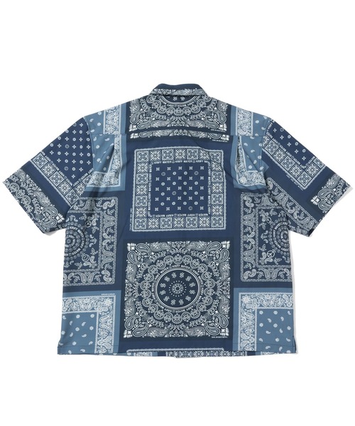 「KRIFF MAYER」 半袖シャツ X-LARGE ネイビー メンズ_画像5