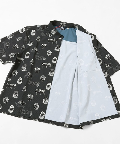 「KRIFF MAYER」 半袖シャツ X-LARGE ネイビー メンズ_画像7