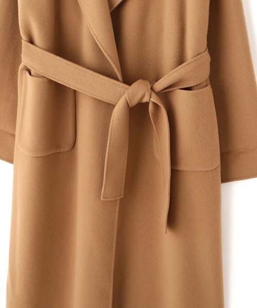 ETRE TOKYO SANTEウールカシミヤフーディーリバーコート SANTEウールカシミヤフーディーリバーコート（その他アウター）｜ETRE