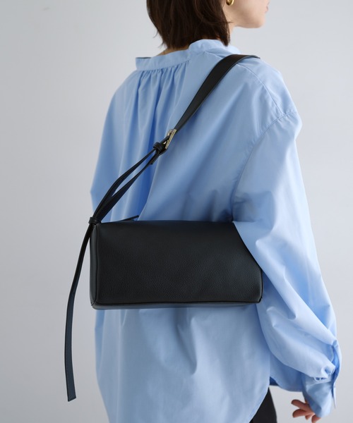evernavy ショルダーバッグ バッグ フェイクレザースクエアボックス