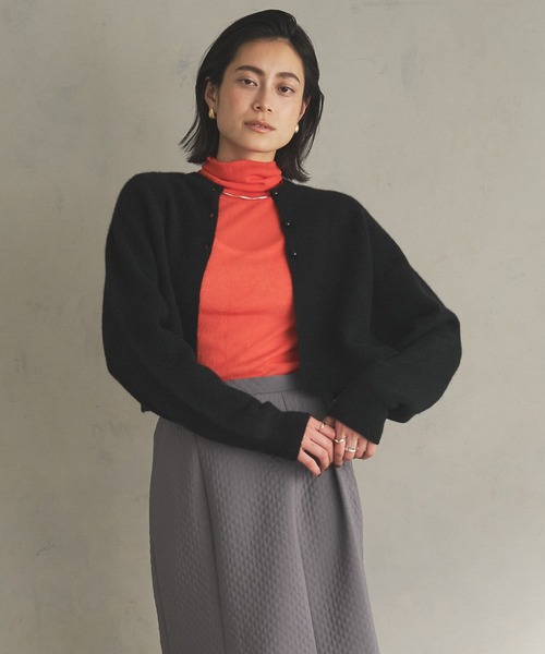 「Audrey and John Wad」 ニットカーディガン FREE グレー レディース_画像2