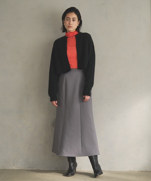 「Audrey and John Wad」 ニットカーディガン FREE グレー レディース_画像3