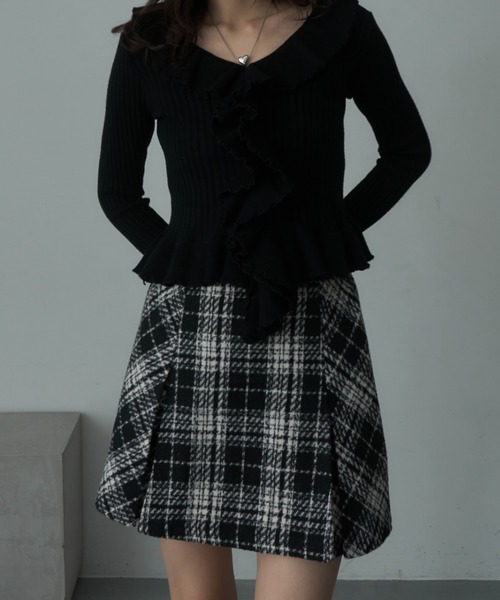 Nadana スカート チェックミニスカート : ZOZOTOWN Yahoo!店 - 通販