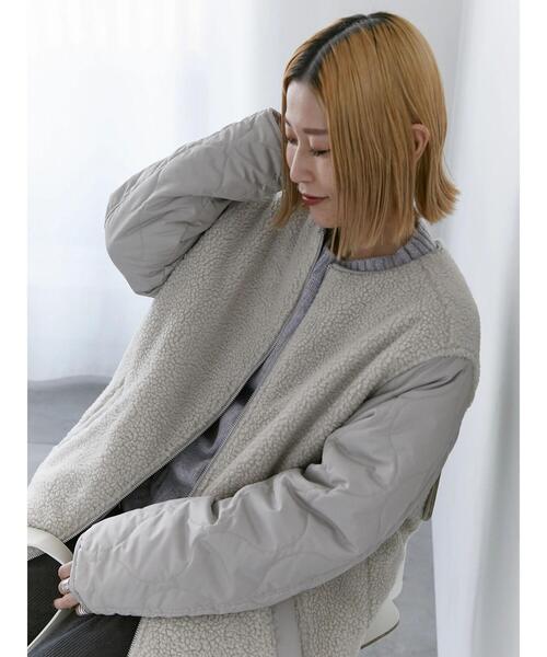 「Samansa Mos2 blue」 ブルゾン F キナリ レディース_画像2