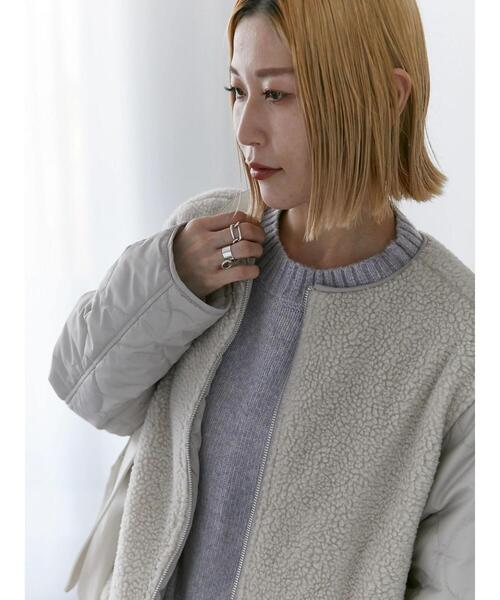 「Samansa Mos2 blue」 ブルゾン F キナリ レディース_画像3