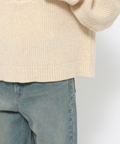 「LOWRYS FARM」 長袖ニット FREE ベージュ レディース_画像6