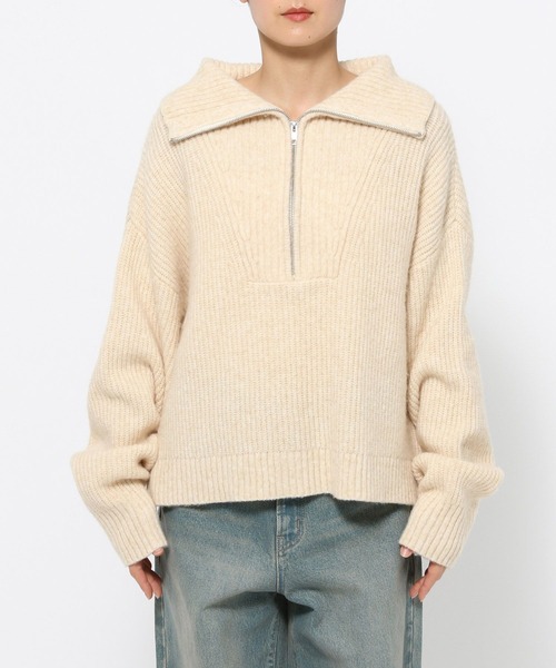 「LOWRYS FARM」 長袖ニット FREE ベージュ レディース_画像7