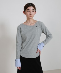 select MOCA（セレクトモカ） tシャツ アシンメトリーシャツカフス