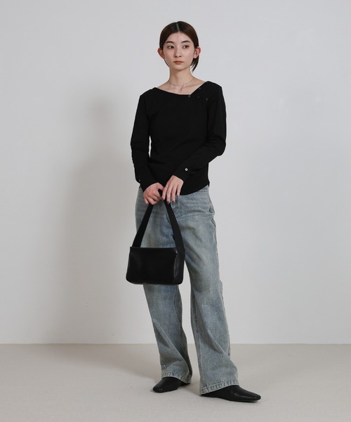 select MOCA（セレクトモカ） tシャツ アシンメトリーシャツカフス