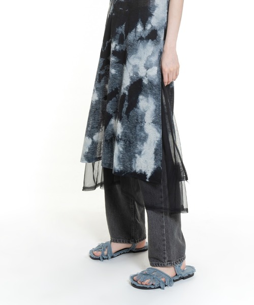 「FOLLOWIN」 キャミソールワンピース FREE ベージュ レディース_画像4