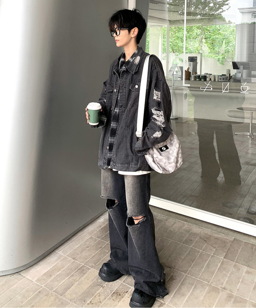 NEOS（KOKUYO） 「neos」 デニムジャケット MEDIUM ブルー メンズ