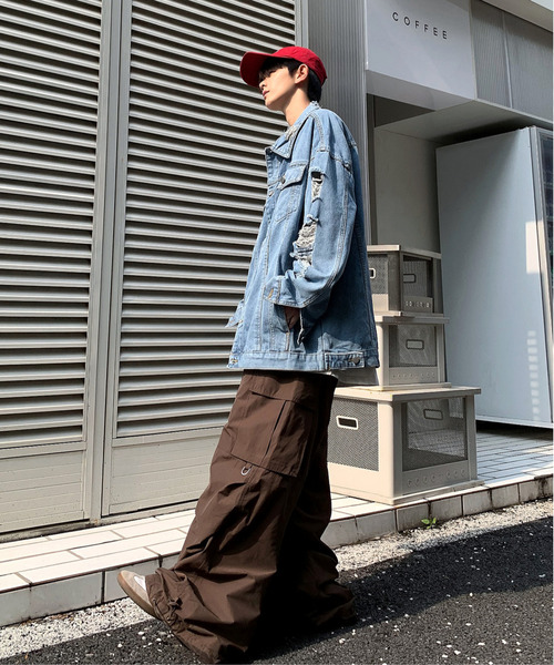 NEOS（KOKUYO） 「neos」 デニムジャケット MEDIUM ブルー メンズ