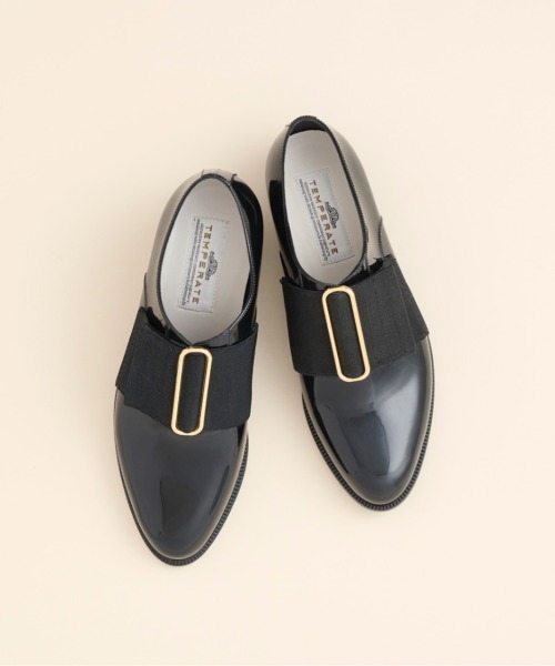 「TEMPERATE」 シューズ 38 ブラック レディース_画像2