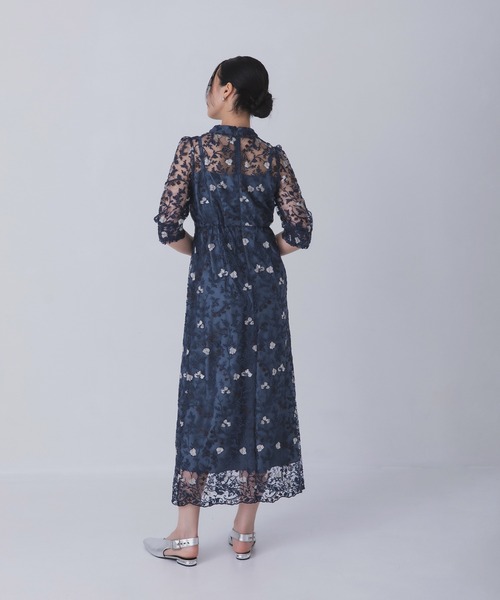 Rose of Sharon ドレス 花柄シアードレス : ZOZOTOWN Yahoo!店 - 通販